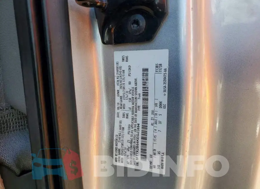 1FT7X2B64KEG05894 Photo# 12