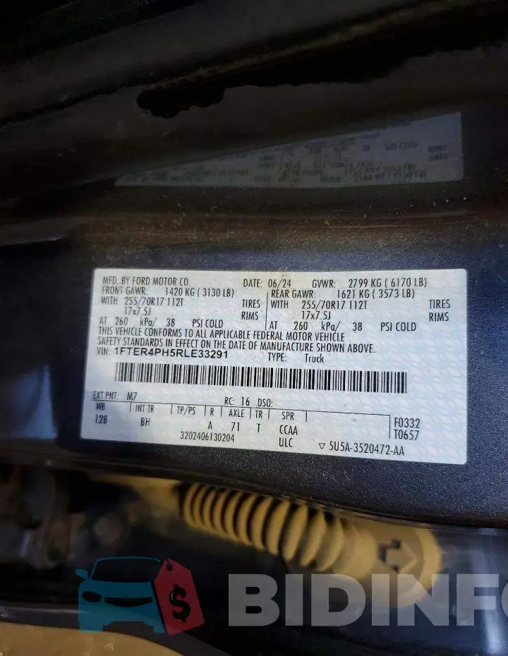 1FTER4PH5RLE33291 Photo# 12