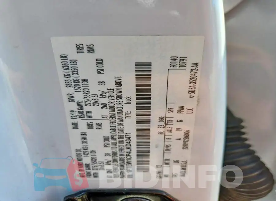 1FTEW1CP4LKD43471 Photo# 12