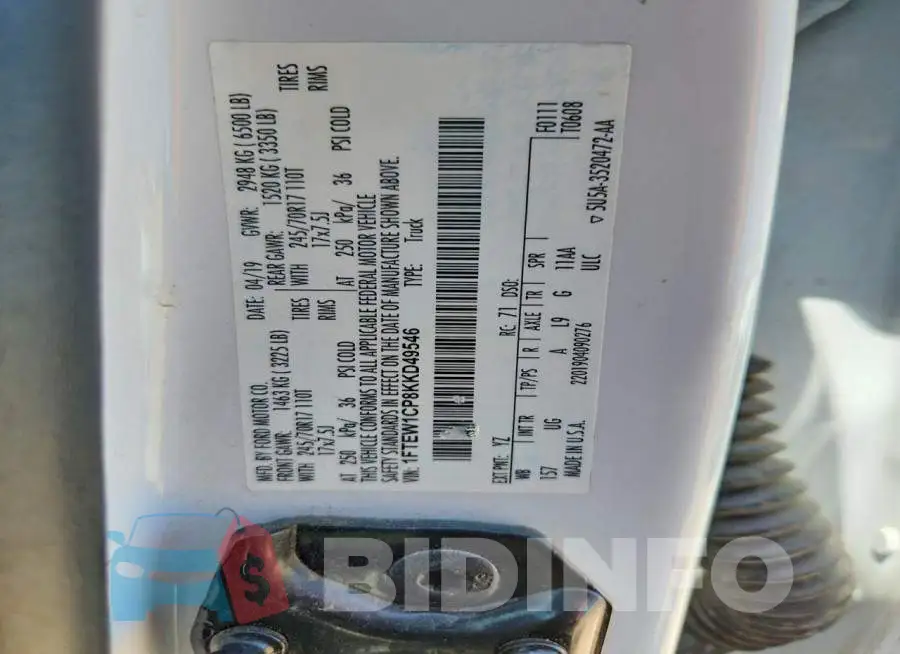 1FTEW1CP8KKD49546 Photo# 12