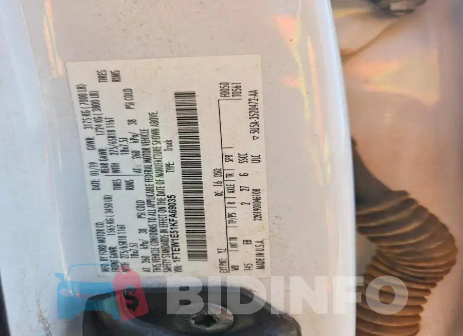 1FTEW1E51KFA69035 Photo# 12