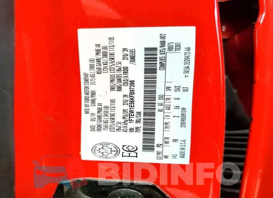 1FTEW1E58KFB97398 Photo# 12