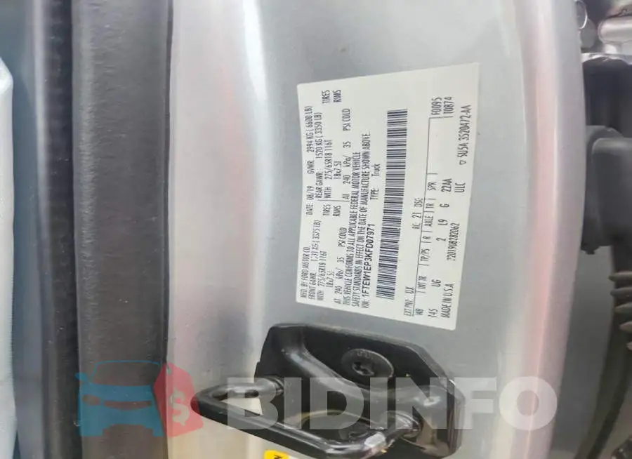 1FTEW1EP3KFD07971 Photo# 12