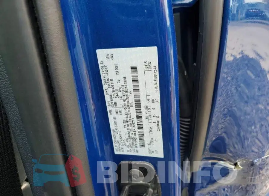 1FTFW5L88SKD06717 Photo# 12
