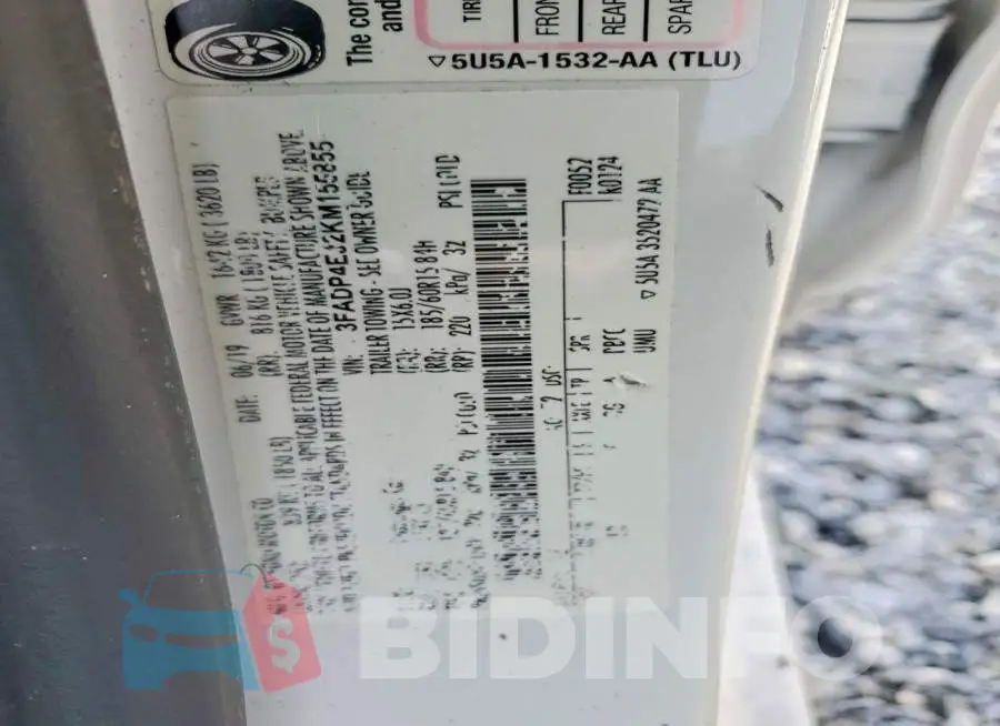3FADP4EJ2KM155855 Photo# 13