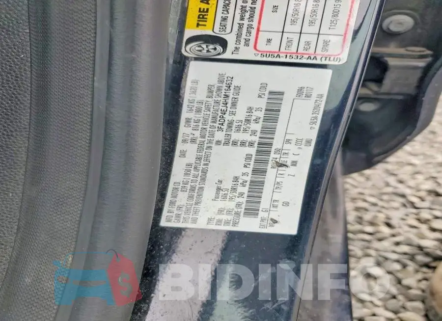 3FADP4EJ4HM164632 Photo# 12