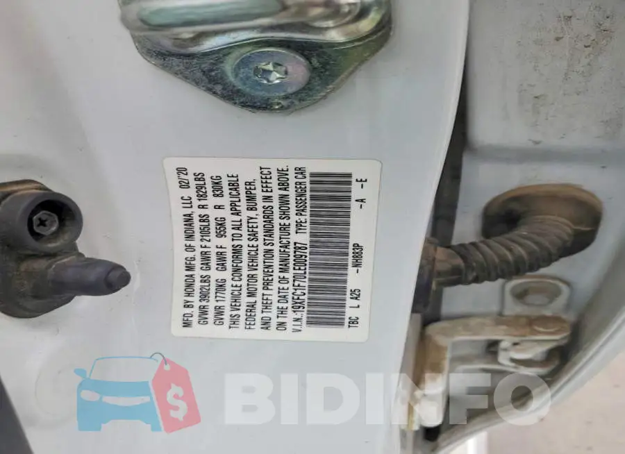 19XFC1F70LE009787 Photo# 12