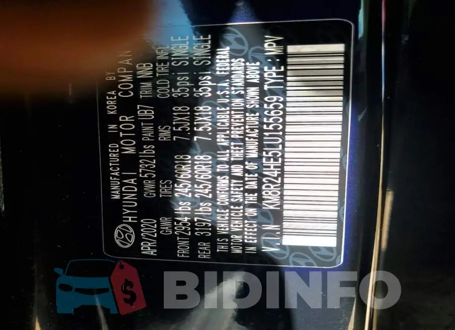 KM8R24HE5LU155659 Photo# 13