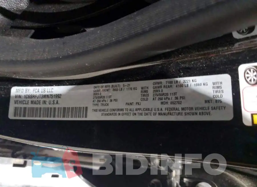 1C6SRFJT3MN751992 Photo# 12