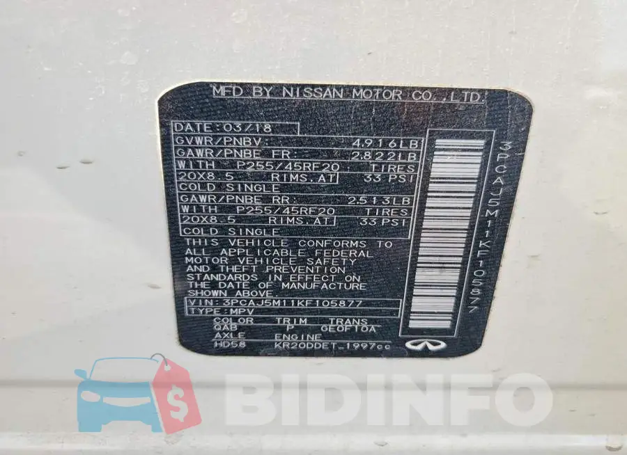 3PCAJ5M11KF105877 Photo# 13