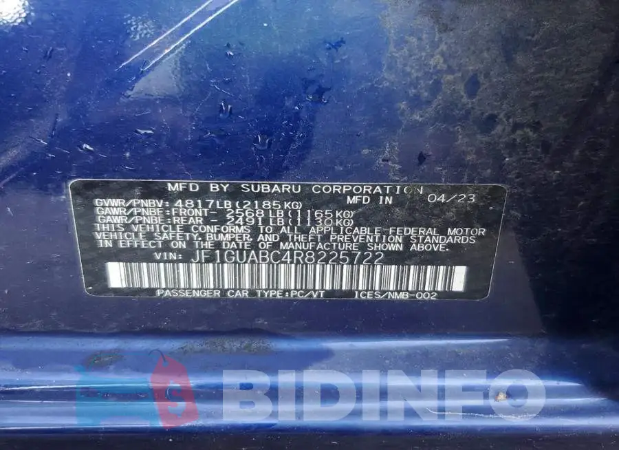 JF1GUABC4R8225722 Photo# 12