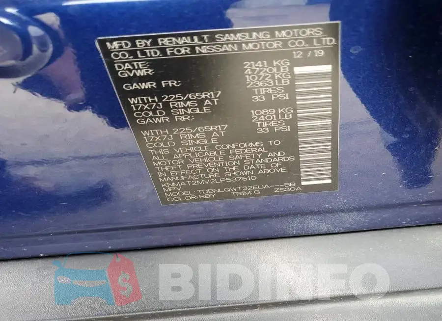 KNMAT2MV2LP537610 Photo# 14