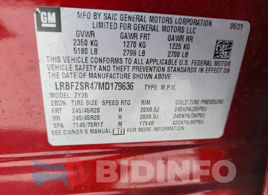 LRBFZSR47MD179636 Photo# 13