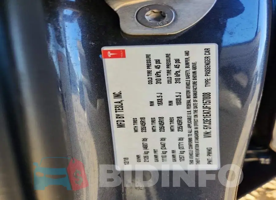 5YJ3E1EA7JF157808 Photo# 13