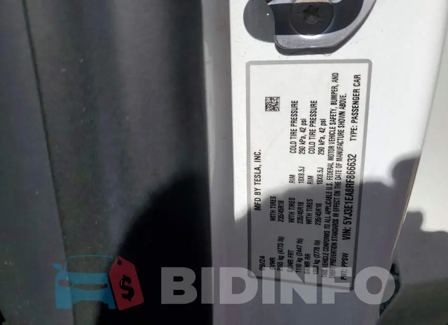 5YJ3E1EA8RF866632 Photo# 13