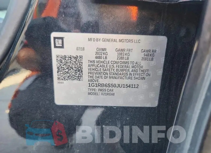 1G1RB6S50JU154112 Photo# 12