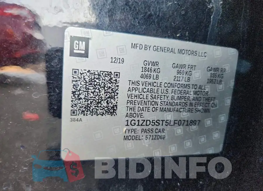 1G1ZD5ST5LF071897 Photo# 13