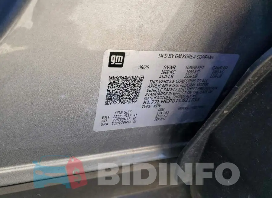 KL77LHEP0TC021733 Photo# 13
