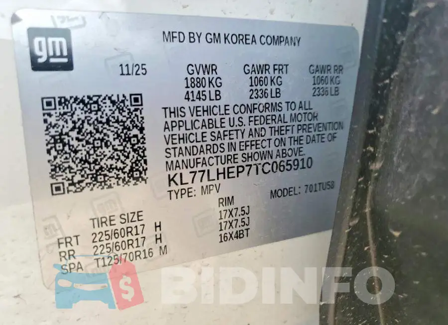 KL77LHEP7TC065910 Photo# 12