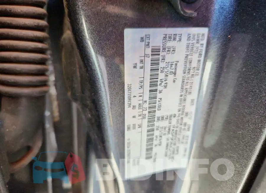 1FADP3F20JL217979 Photo# 12