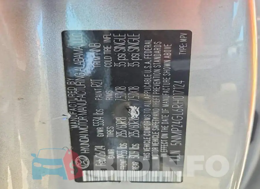 5NMP24GL6RH017124 Photo# 13