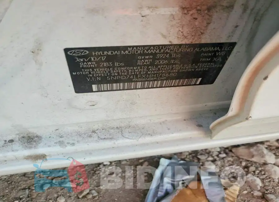 5NPD74LFXHH178680 Photo# 12