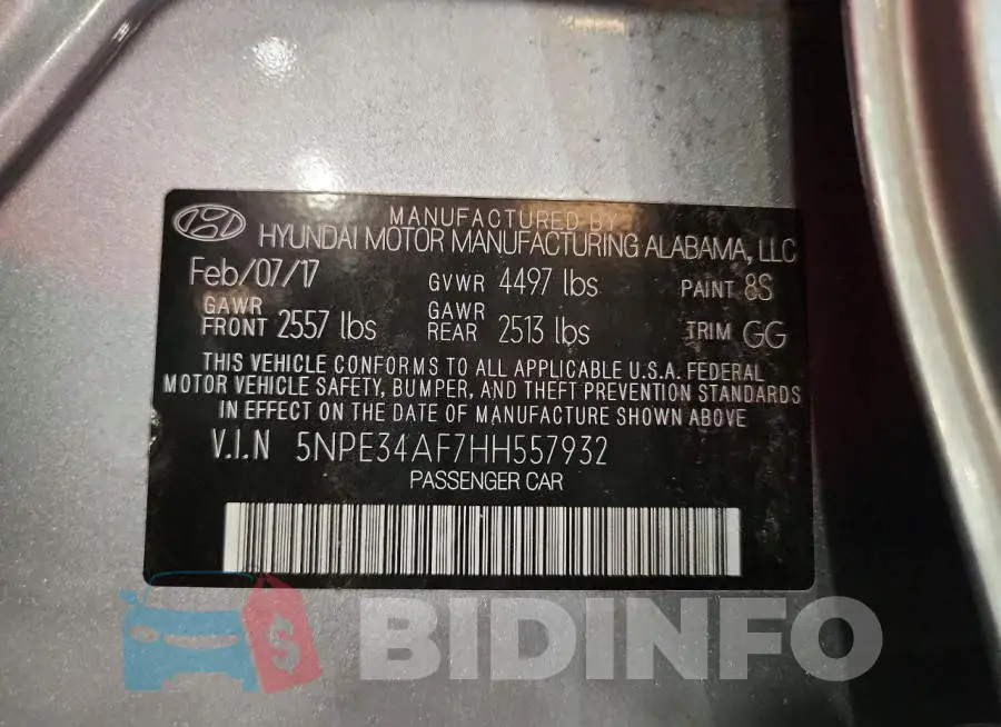 5NPE34AF7HH557932 Photo# 12
