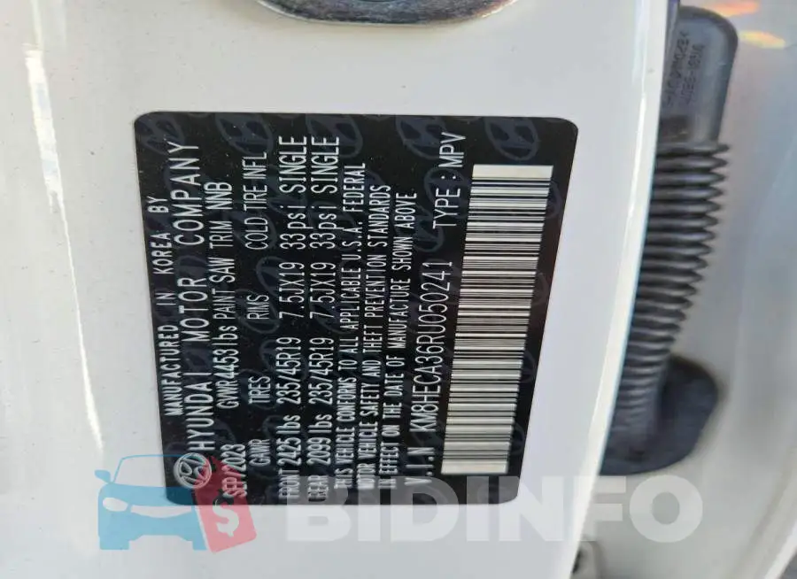 KM8HECA36RU050241 Photo# 13