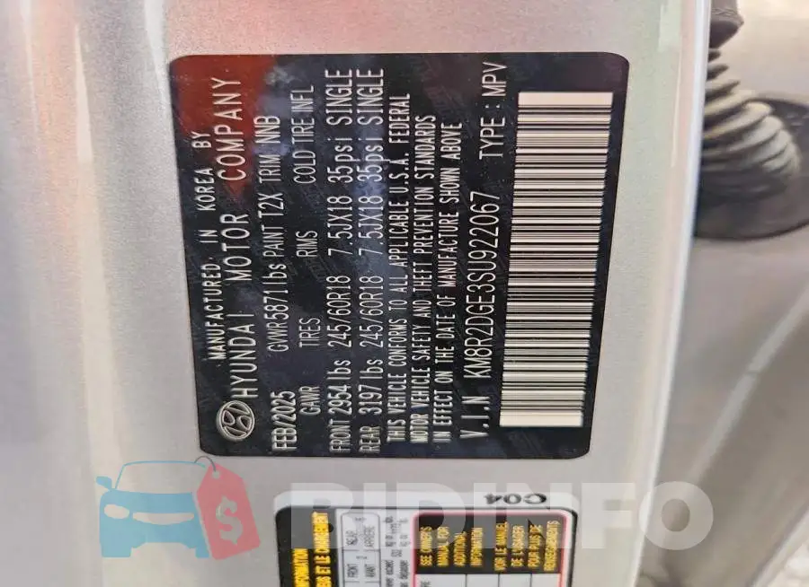 KM8R2DGE3SU922067 Photo# 14