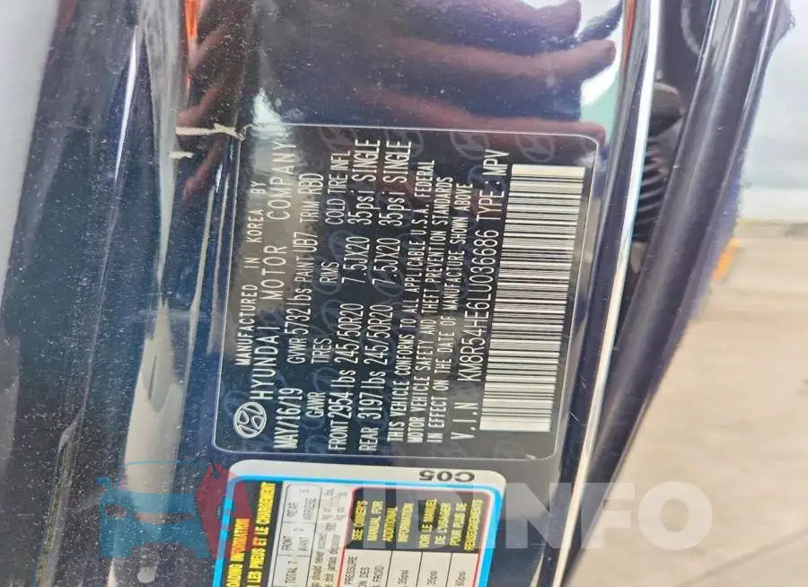 KM8R54HE6LU036686 Photo# 14