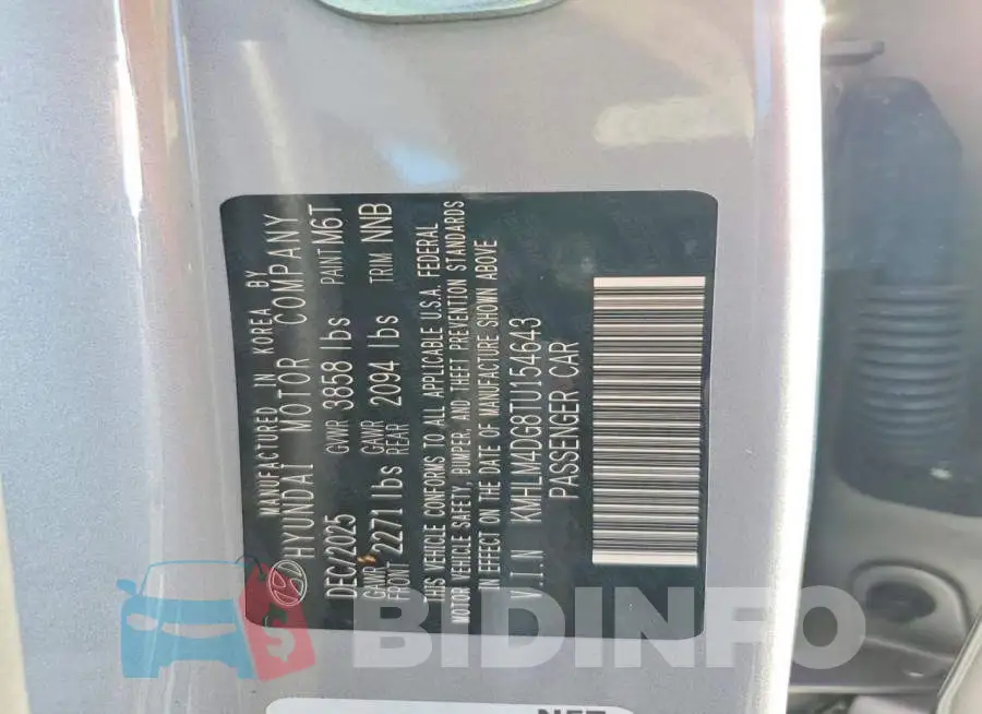 KMHLM4DG8TU154643 Photo# 13