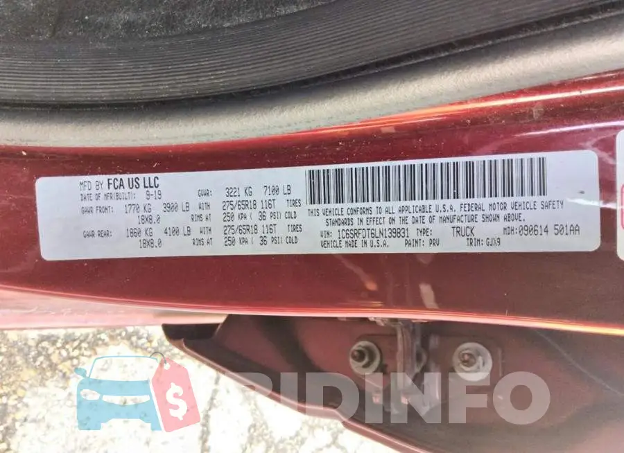 1C6SRFDT6LN139831 Photo# 13