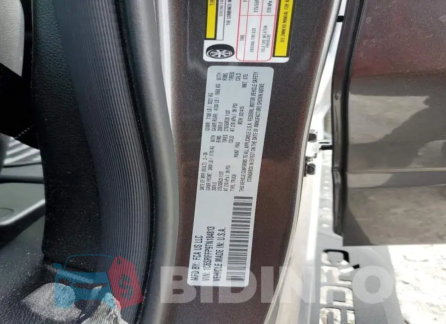 1C6SRFFP9TN184813 Photo# 12