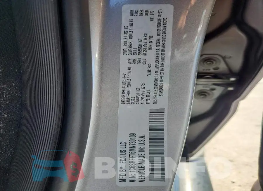 1C6SRFFT6MN730109 Photo# 13