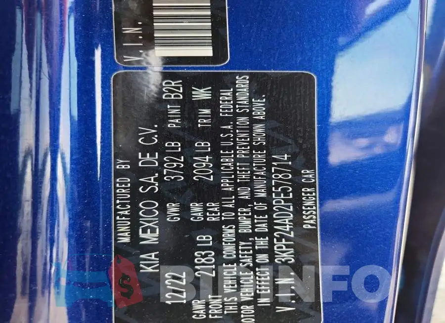 3KPF24AD2PE578714 Photo# 12