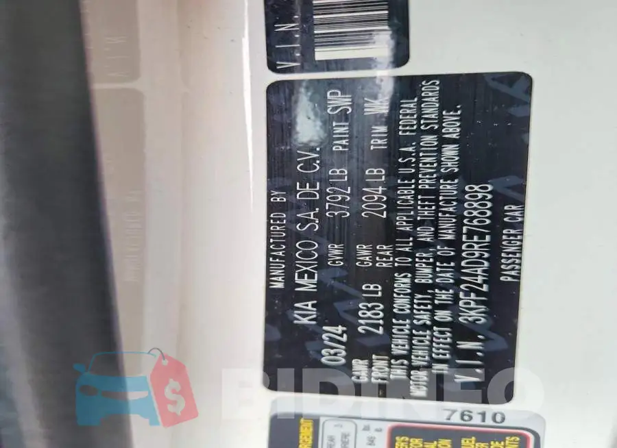 3KPF24AD9RE768898 Photo# 13