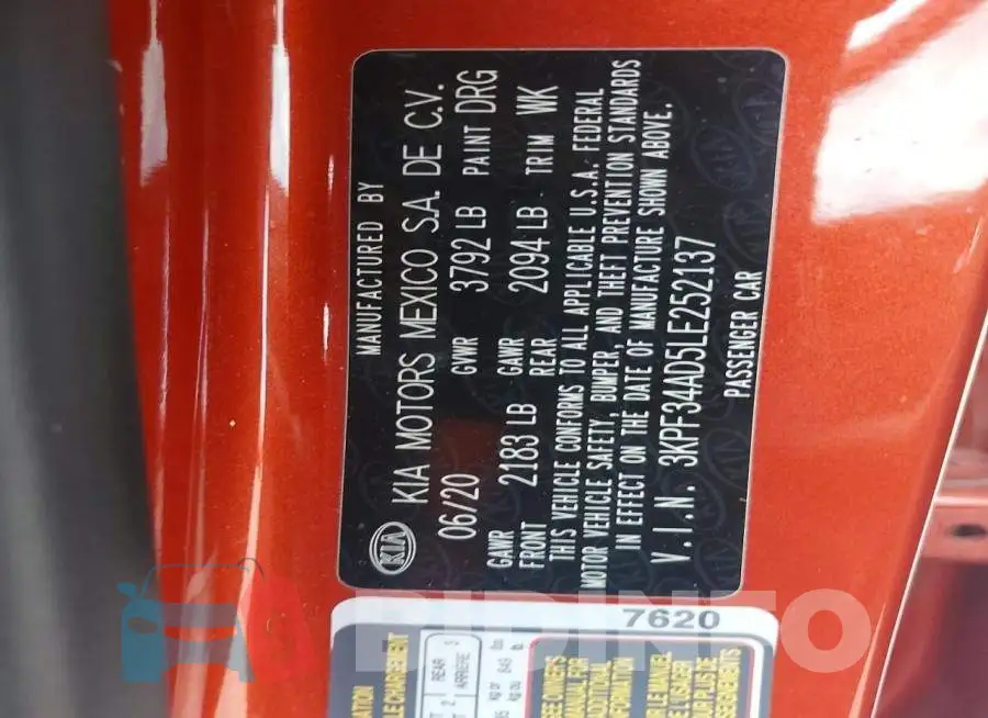 3KPF34AD5LE252137 Photo# 12