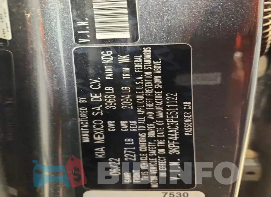 3KPF44AC3PE511122 Photo# 12