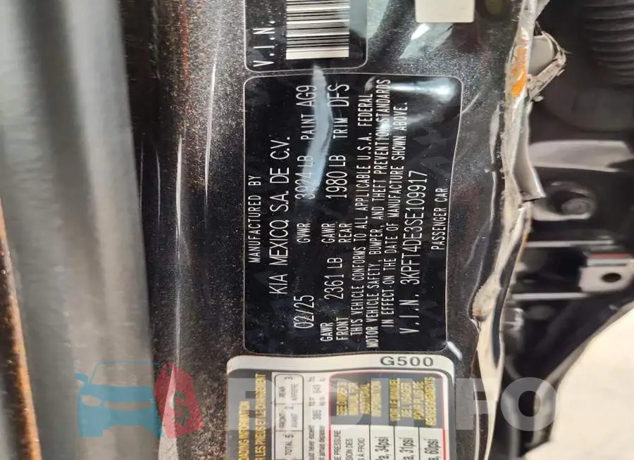 3KPFT4DE3SE109917 Photo# 12