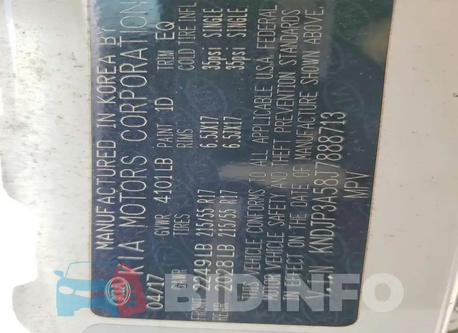 KNDJP3A58J7888713 Photo# 12