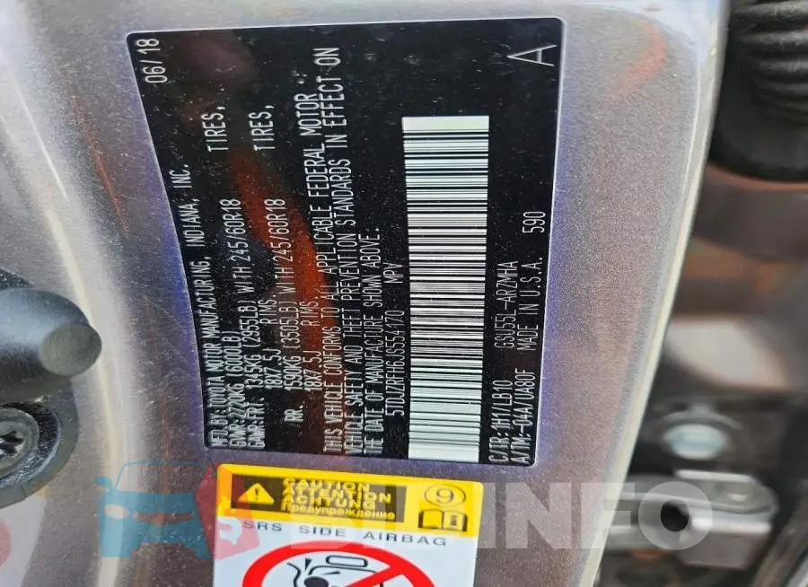 5TDJZRFH6JS554170 Photo# 13