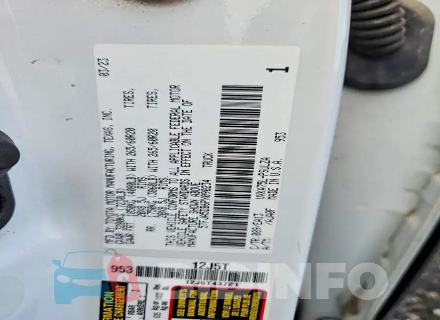5TFJA5DB6PX090234 Photo# 12