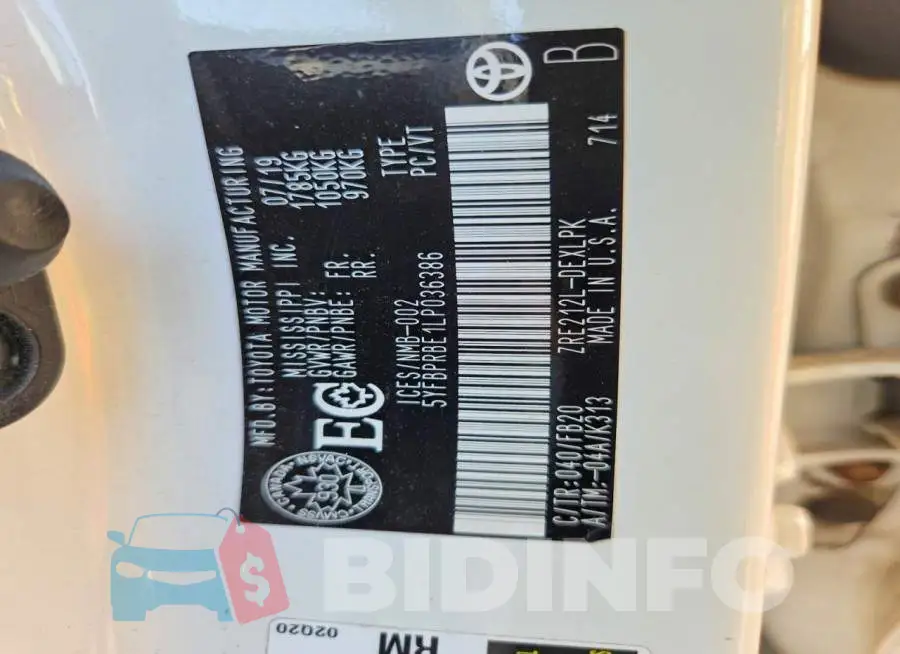 5YFBPRBE1LP036386 Photo# 13
