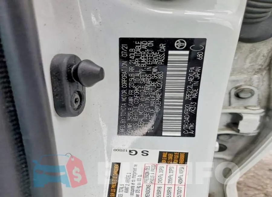 JTDEPMAE7NJ201883 Photo# 13