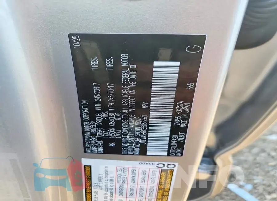 JTEVA5BRXS5068660 Photo# 13