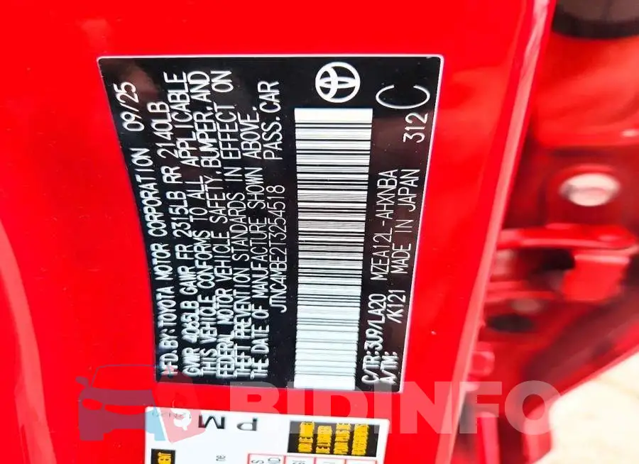 JTNC4MBE2T3254518 Photo# 13