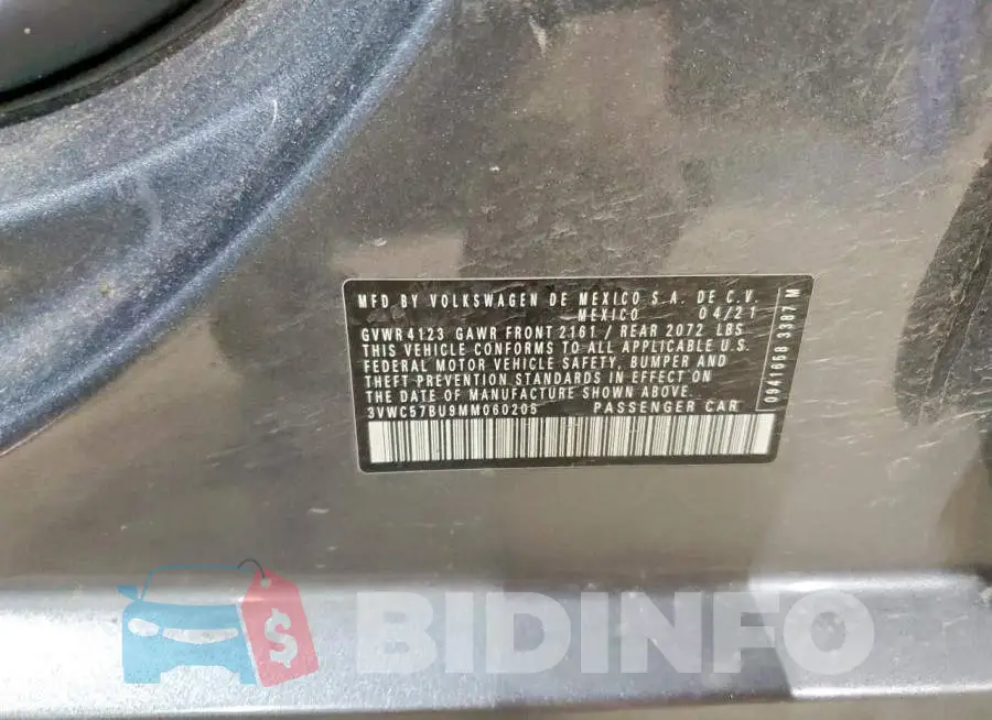 3VWC57BU9MM060205 Photo# 12