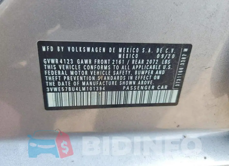 3VWE57BU4LM101394 Photo# 12