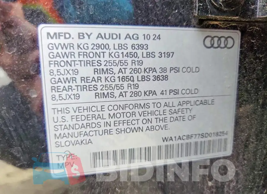 WA1ACBF77SD018254 Photo# 13