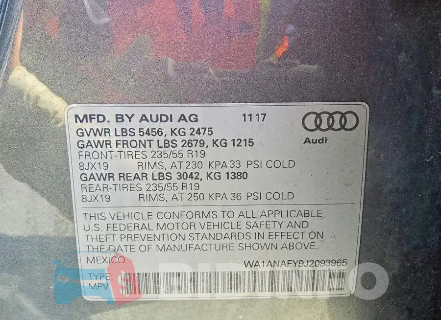 WA1ANAFY9J2093965 Photo# 13